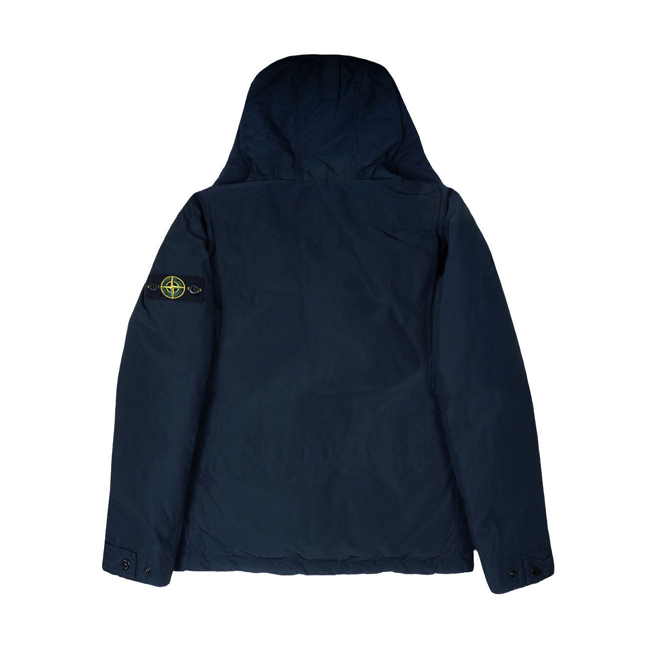 STONE ISLAND Giubbino Con Cappuccio Fisso E Profili A Contrasto Kids Navy ST/731640734// V0020/NAVY 