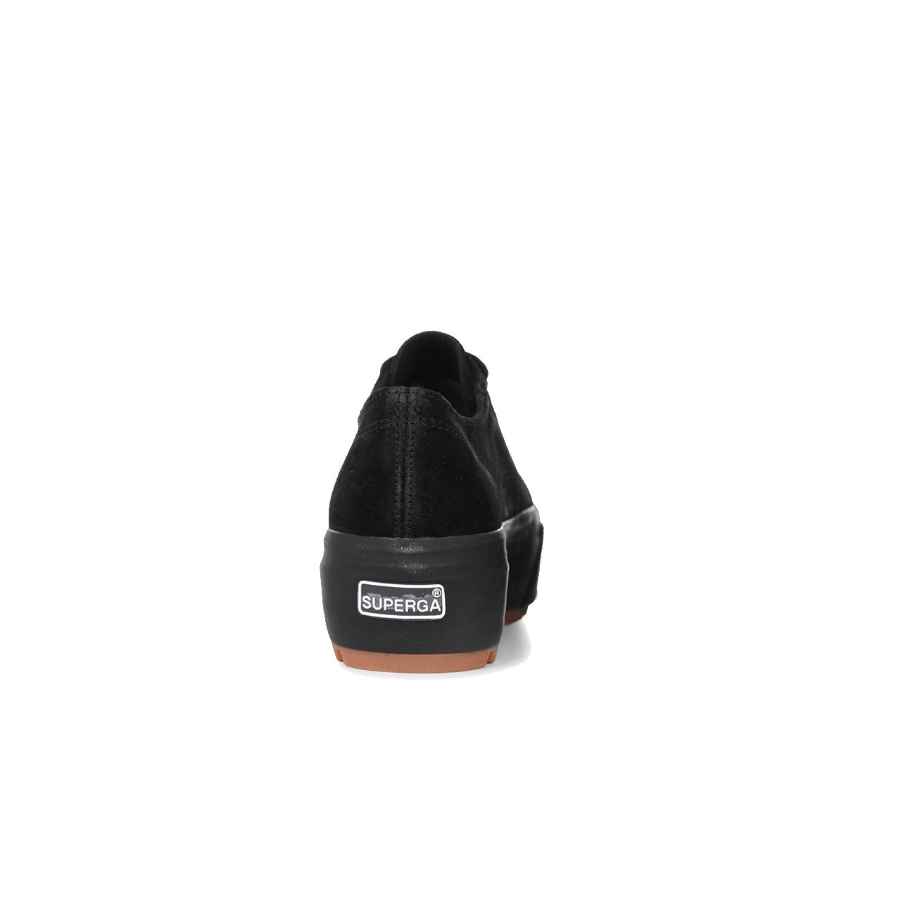 SUPERGA Sneaker Suede Platform Donna Full Black S111MKW A09.FULLBLACK 