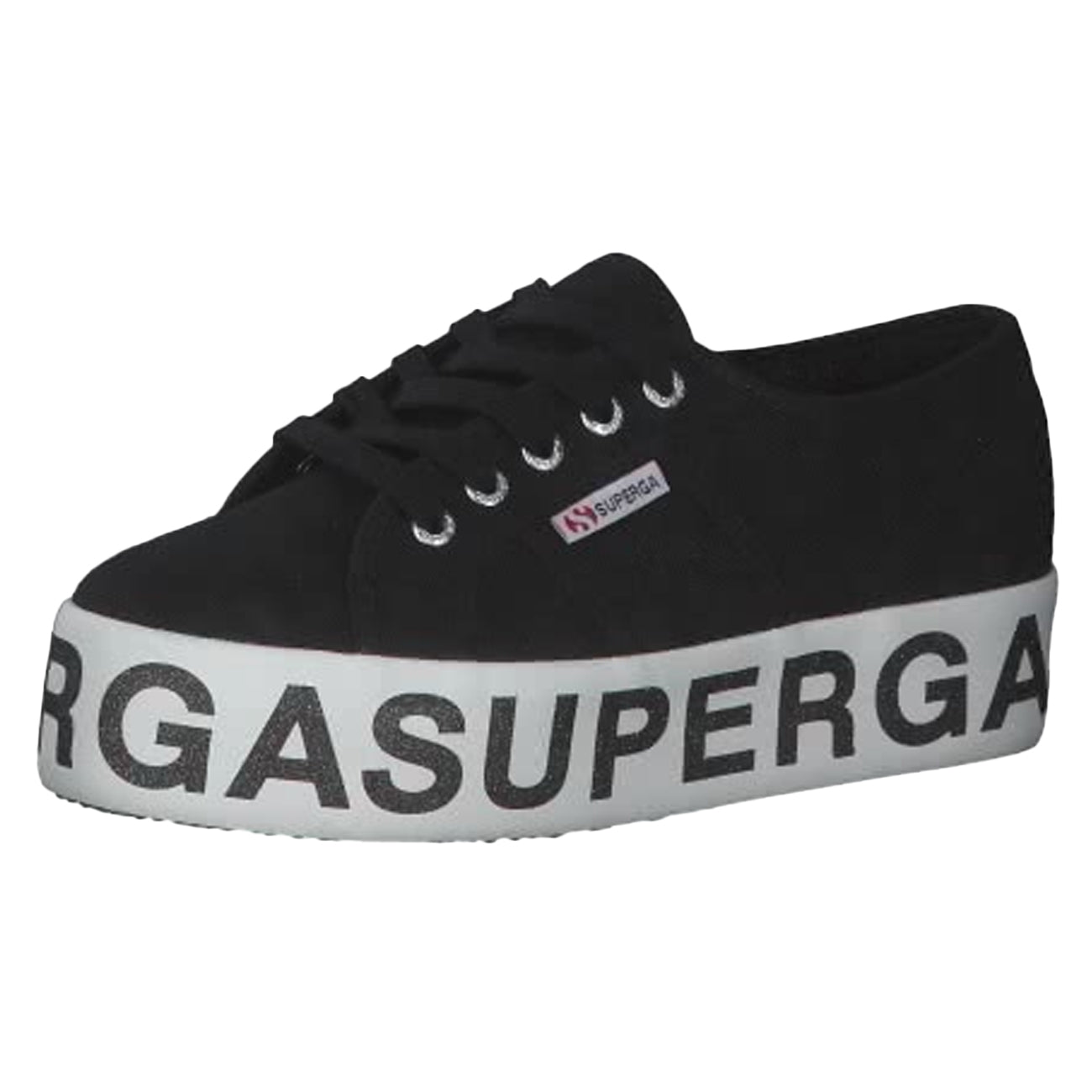 SUPERGA Sneakers Superga Glitterlettering S111TRW A02.BLACKBLACK 
