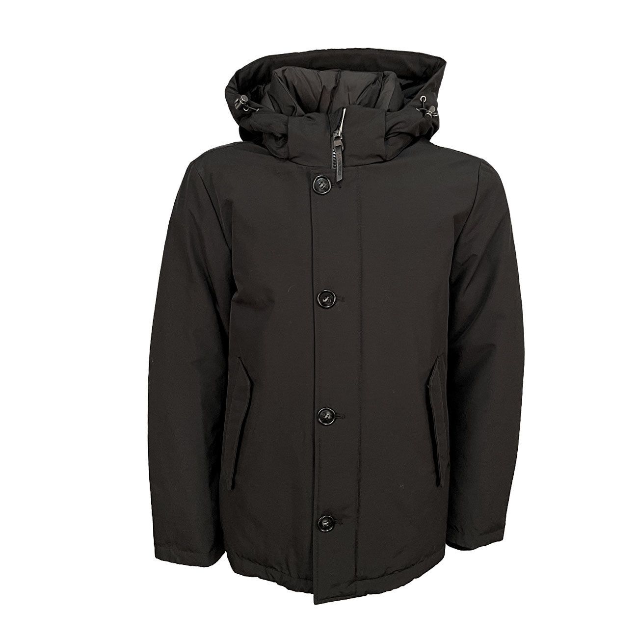 WOOLRICH South Bay Green Jacket Uomo Nero CFWOOU0275MRUT2 100NERO 