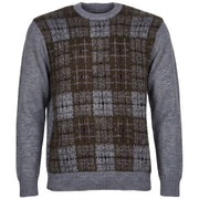 ARMANI EXCHANGE Pullover Motivo Geometrico 6ZZM1DZMA9Z 4956 GRIGIO/VERDE 