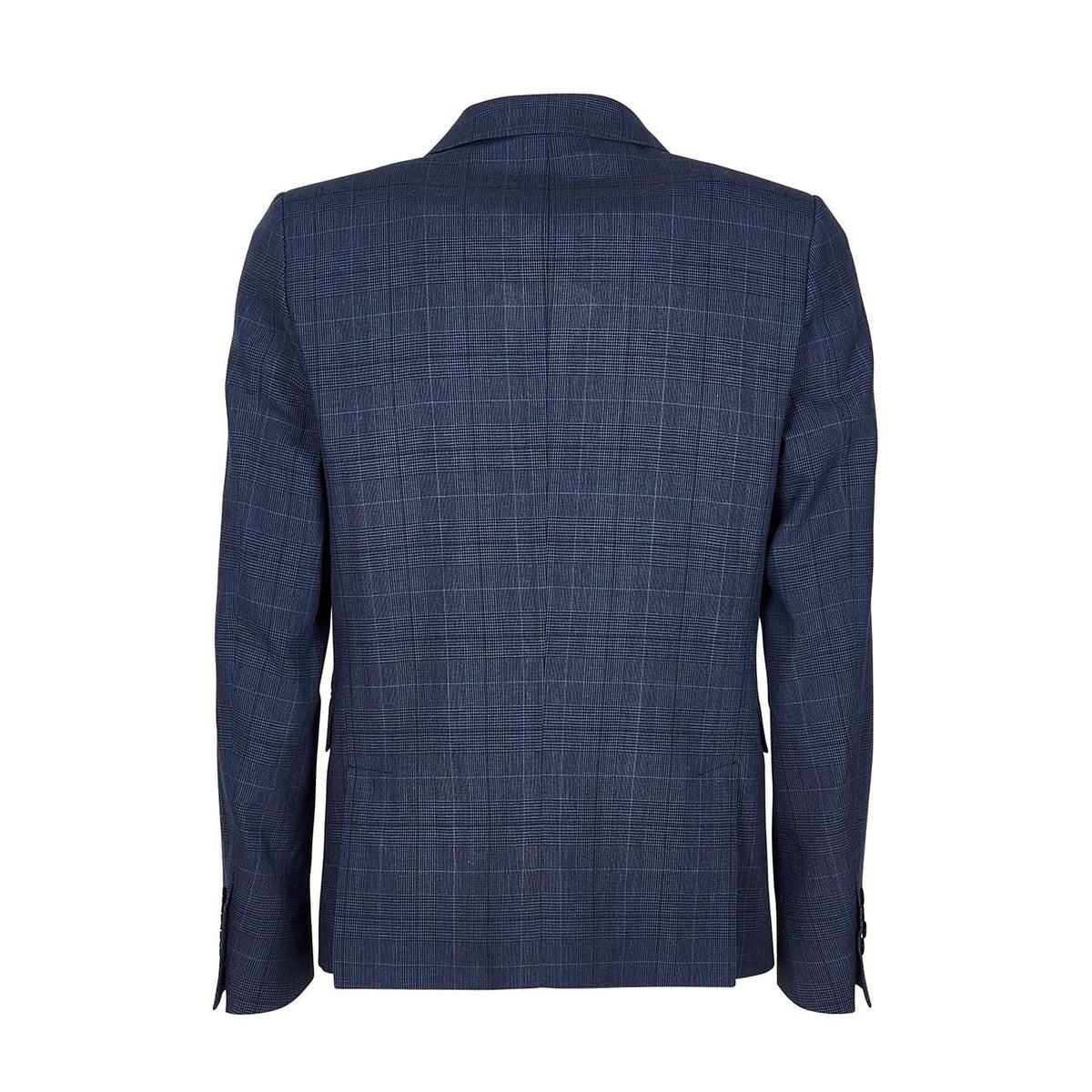 DANIELE ALESSANDRINI Giacca Equilibrio Rever Principe Di Galles Uomo Azzurro Blu G3323S23584100 123AZZURRO.BLU 