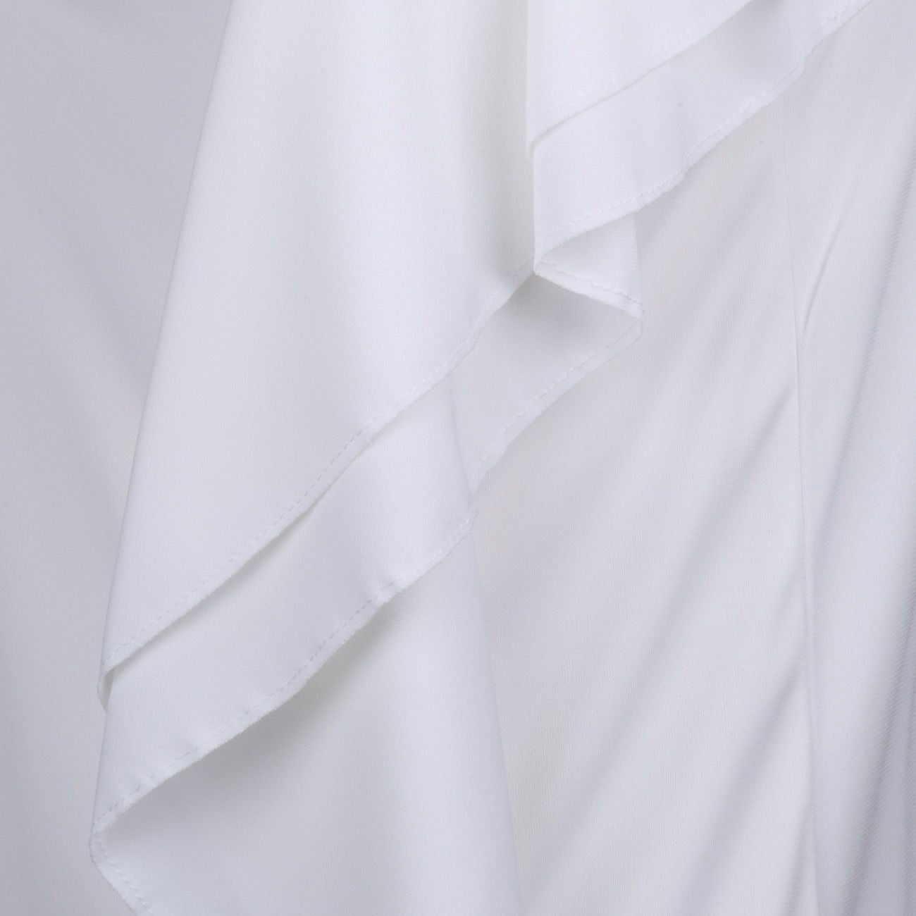 DONDUP Canotta In Jersey Scollo A V E Spalline Sottili S711 JF184D XXX 000 BIANCO 