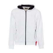 FAY Felpa Full Zip Con Cappuccio Uomo Bianco NJMB5421450TEG B001BIANCO 