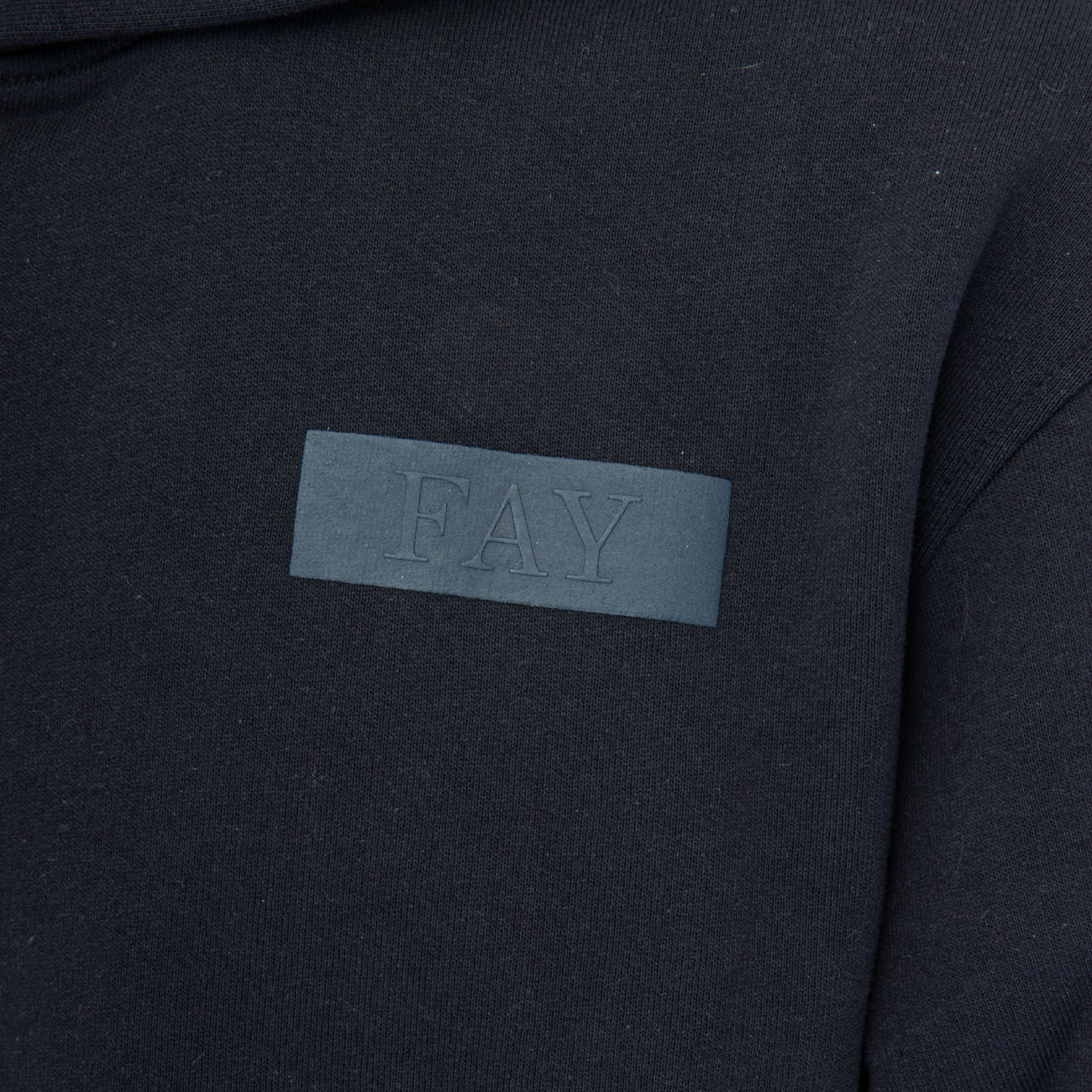 FAY Felpa Full Zip Con Cappuccio Uomo Blu NJMB5421450TEG U807BLU 