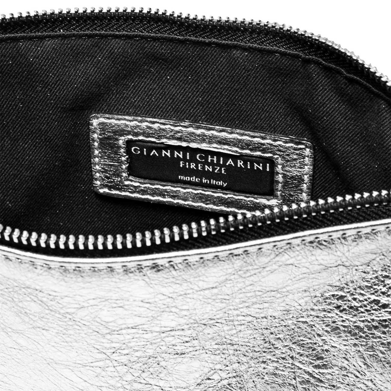 GIANNI CHIARINI Pochette Hermy Argento BS3695/21PELMW 359ARGENTO 
