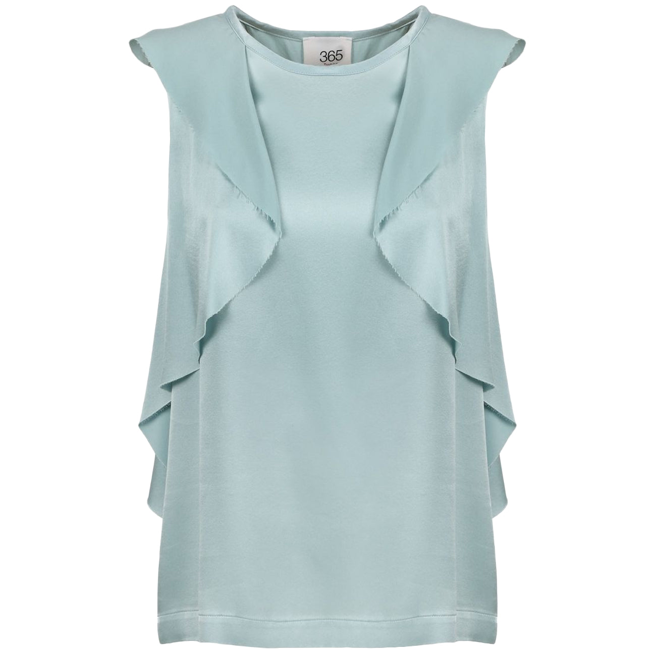 JUCCA Top In Raso Con Volant Jucca J2912117/L 1571 GINFIZZ 