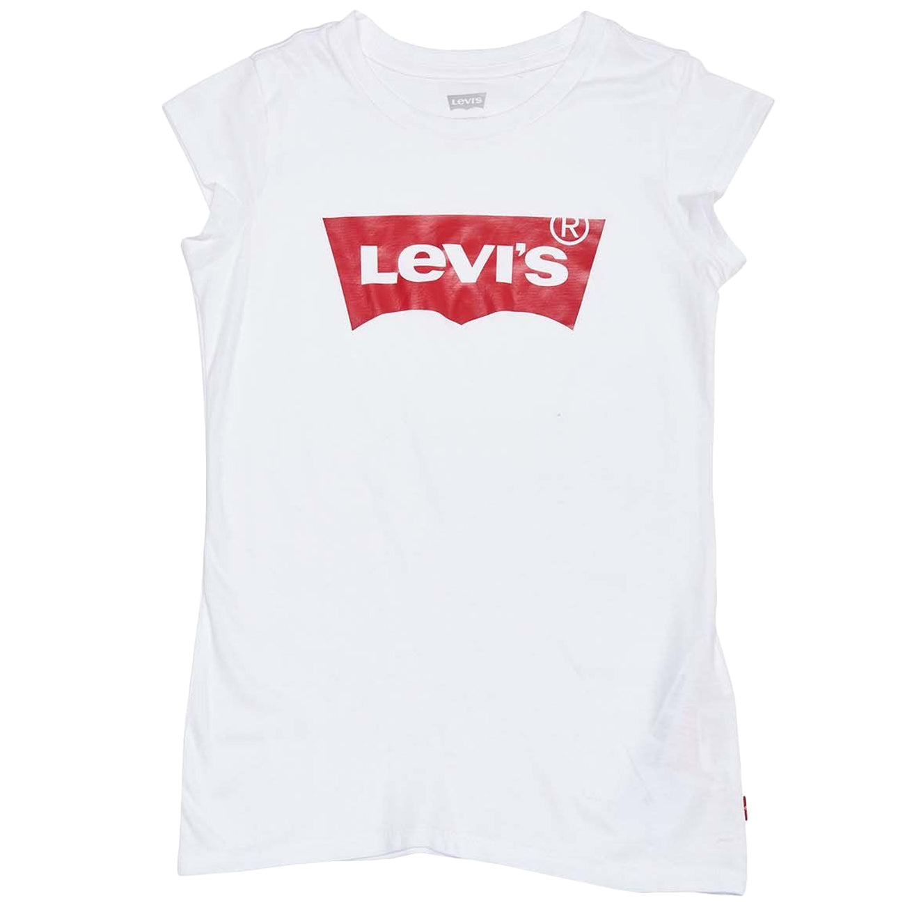LEVIS T-Shirt Logo Batwing Bambina Bianco Rosso LEVI/4E4234 W5JBCO/ROSSO 