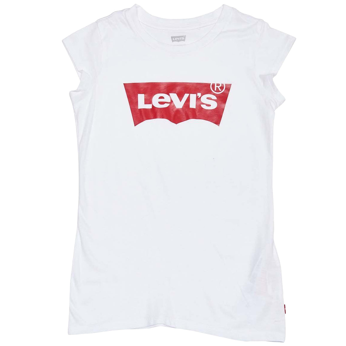 LEVIS T-Shirt Logo Batwing Bambina Bianco Rosso LEVI/4E4234 W5JBCO/ROSSO 