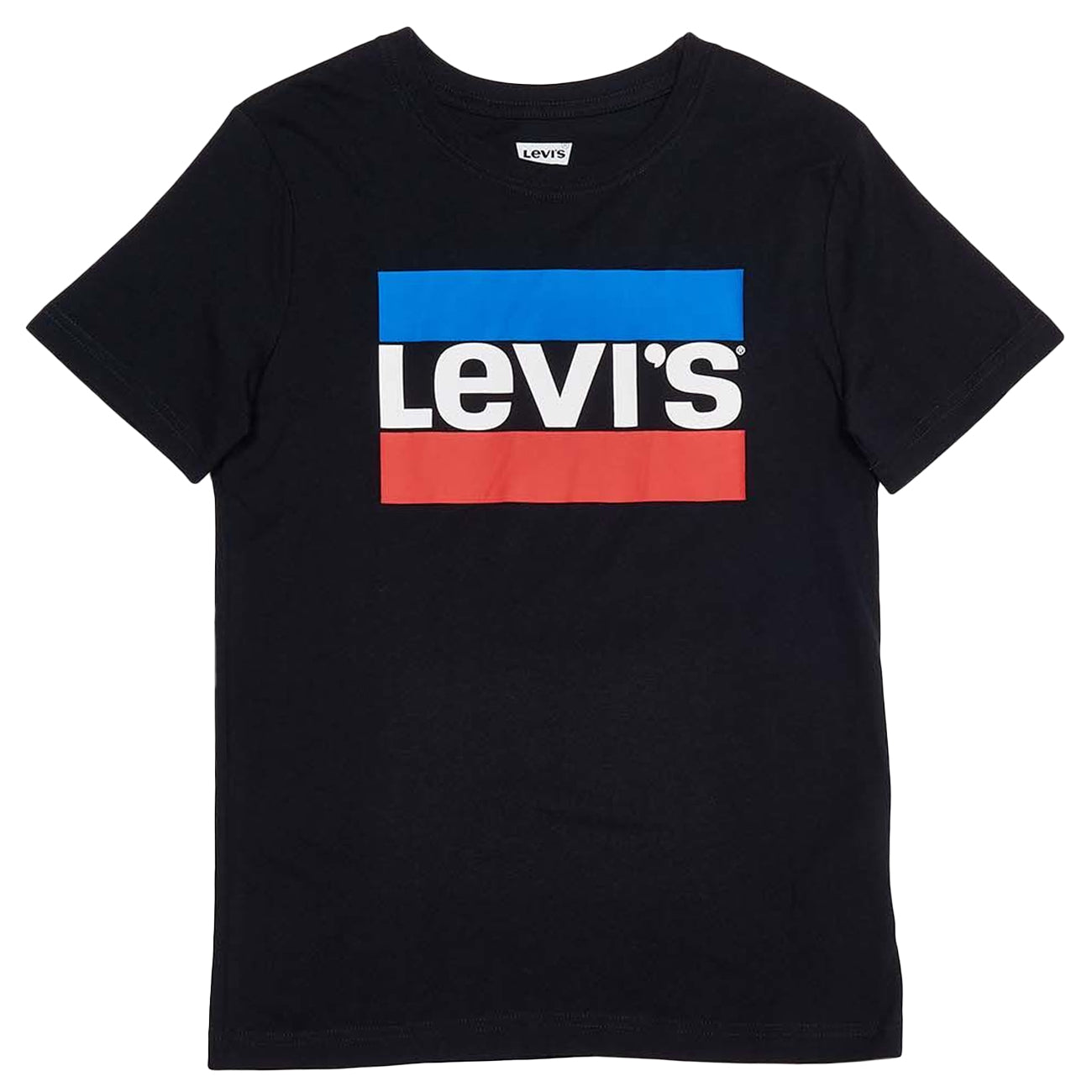 LEVIS T-Shirt Con Logo Tricolor Sportswear Bambino Nero Bianco Rosso LEVI/9E8568 023NERO/BCO/ROSSO 