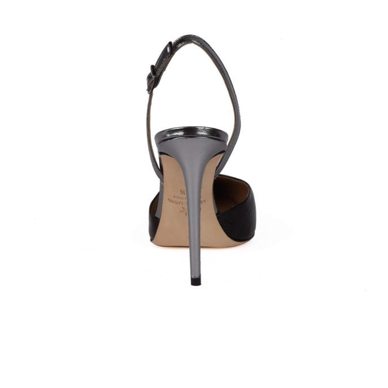 MARC ELLIS Décolleté In Pelle Stampa Cocco Donna Nero MARC/MA3004/PELLEST NERO 