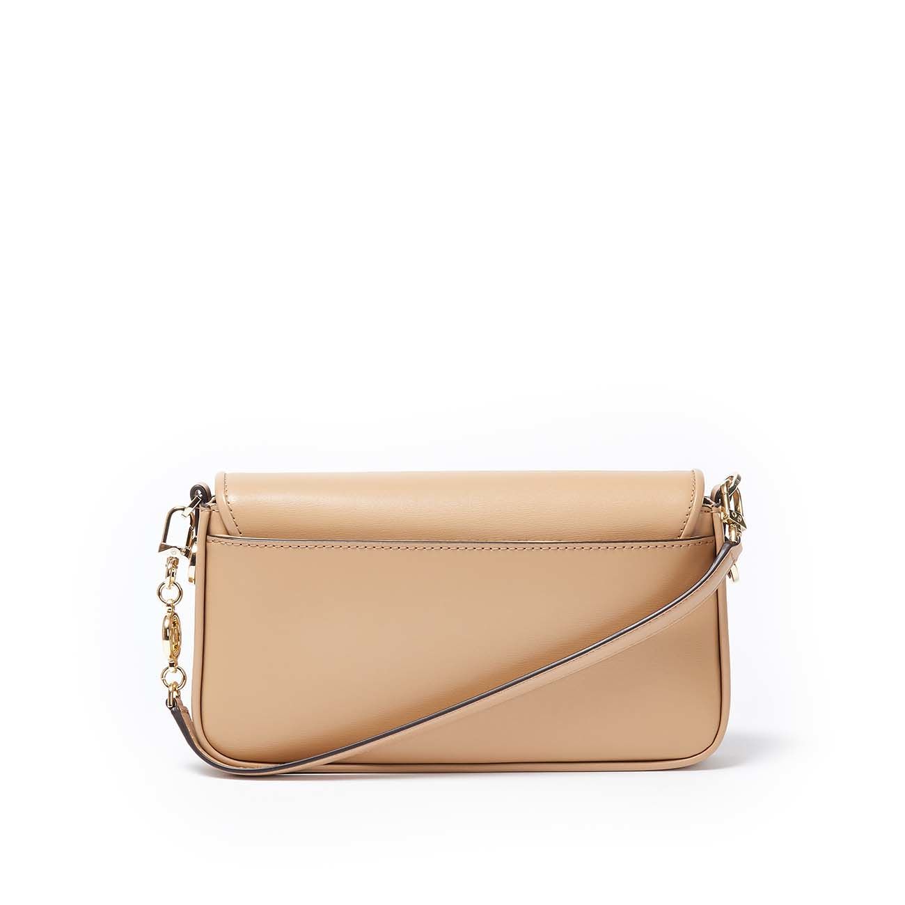 MICHAEL KORS Borsa A Tracolla Bradshaw In Pelle Liscia Donna Camel 30S1L2BL1L 222CAMEL 