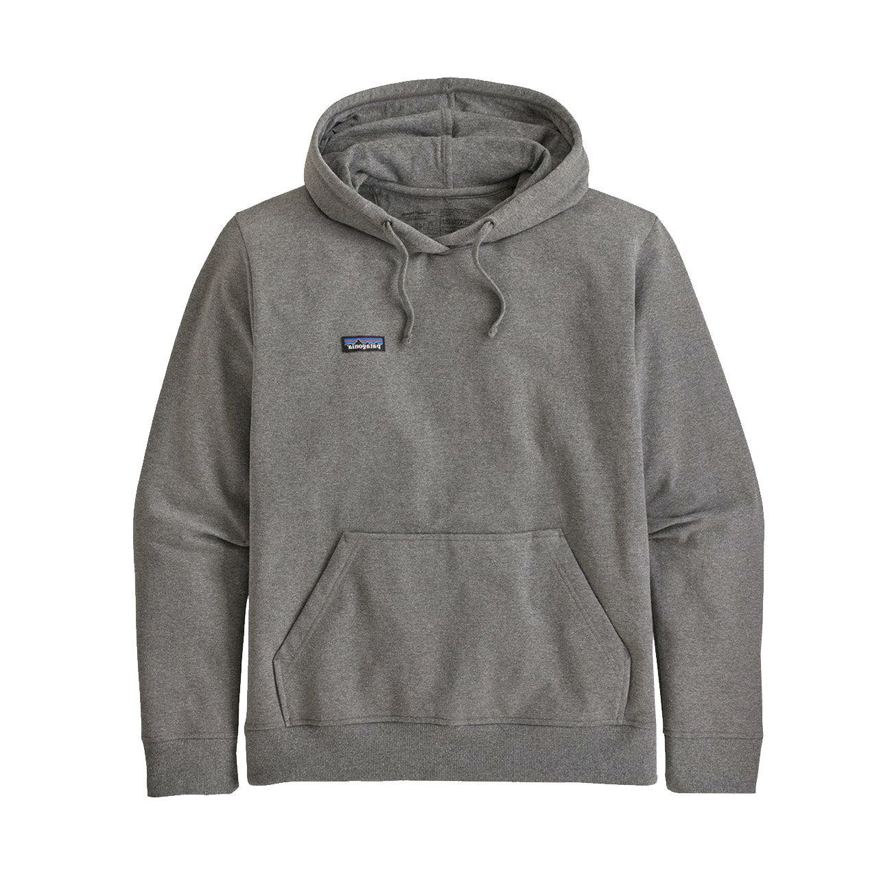 PATAGONIA Felpa Con Cappuccio P-6 Label Uprisal Uomo Gravel Heather 39611 GLH GRAVEL HEATHER 