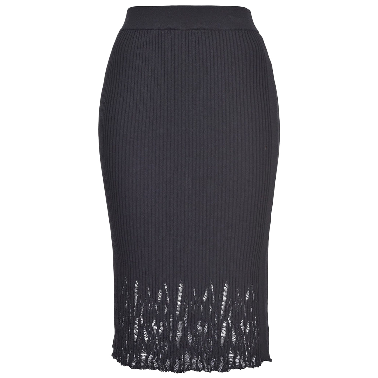 PINKO Gonna Pallacanestro A Coste Con Rotture Donna Nero 1G15ZR/Y6XE Z99 NERO 