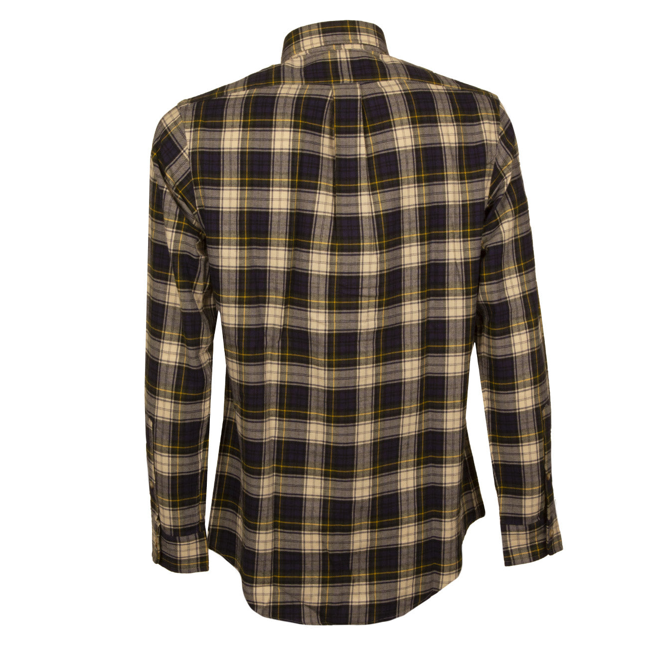 POLO RALPH LAUREN Camicia Scozzese Uomo Blu Panna CAM-SCOZZ BLU/PANNA 
