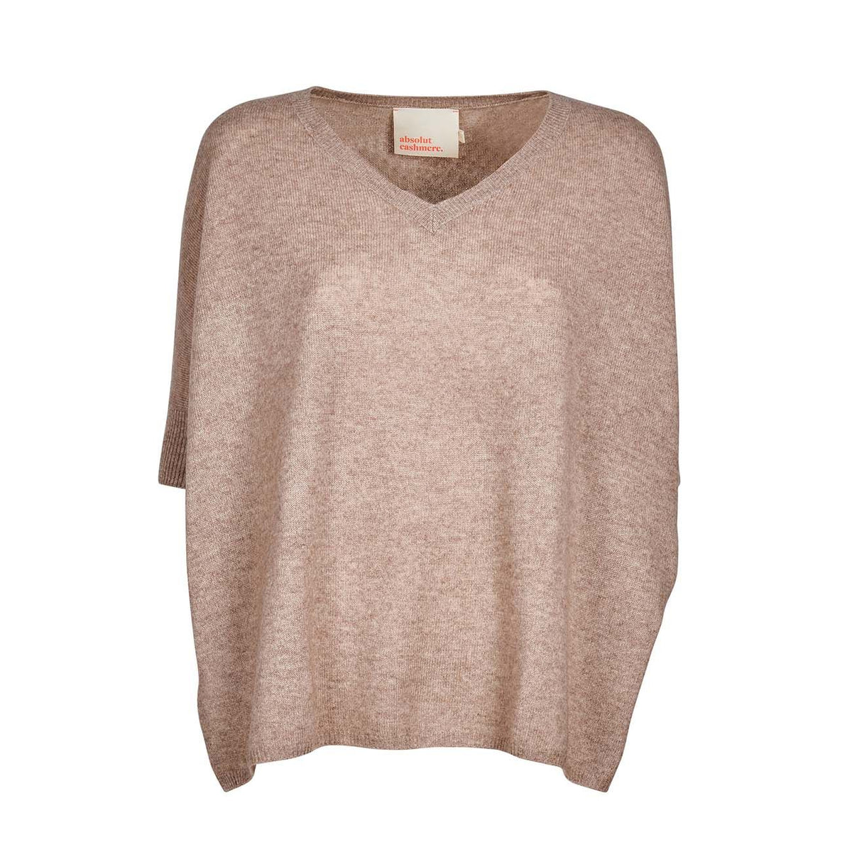 ABSOLUT CASHMERE Pull Kate Con Scollo A V Donna Taupechine Beige AC122010C TAUPECHINE.BEIGE 