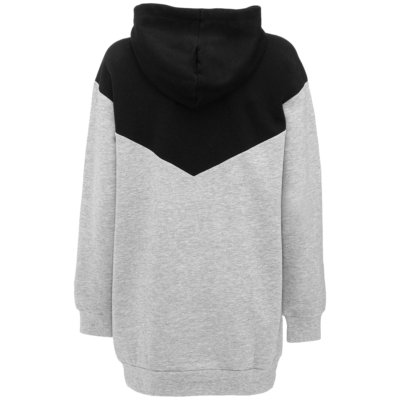 ARMANI EXCHANGE Felpa Con Cappuccio Bicolor Donna Grey Black 6KYM39YJ7PZ 5983 BC04 GREY/BLACK 
