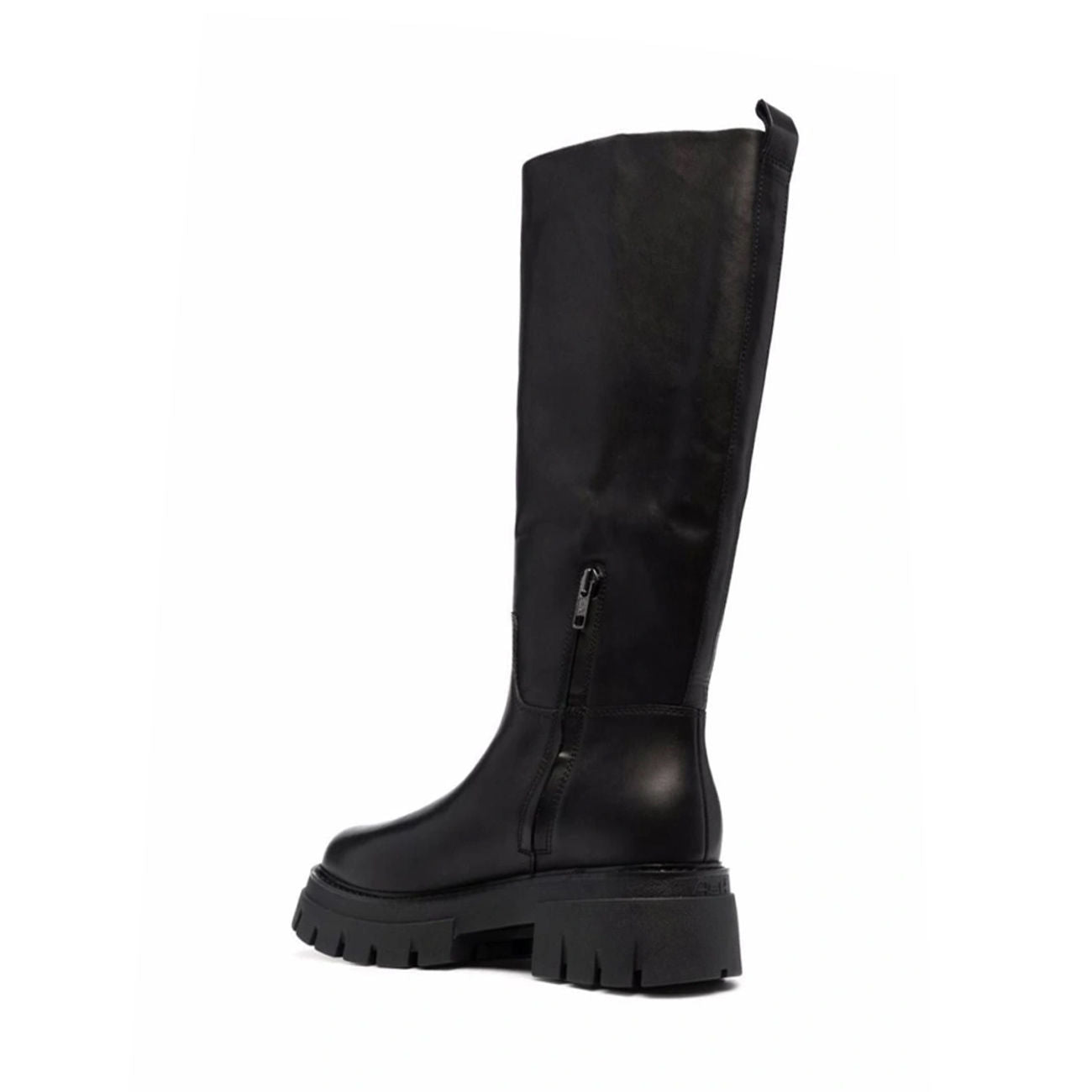 ASH Stivali Gambale Alto Con Zip Donna Nero LUCKY01 BLACK 