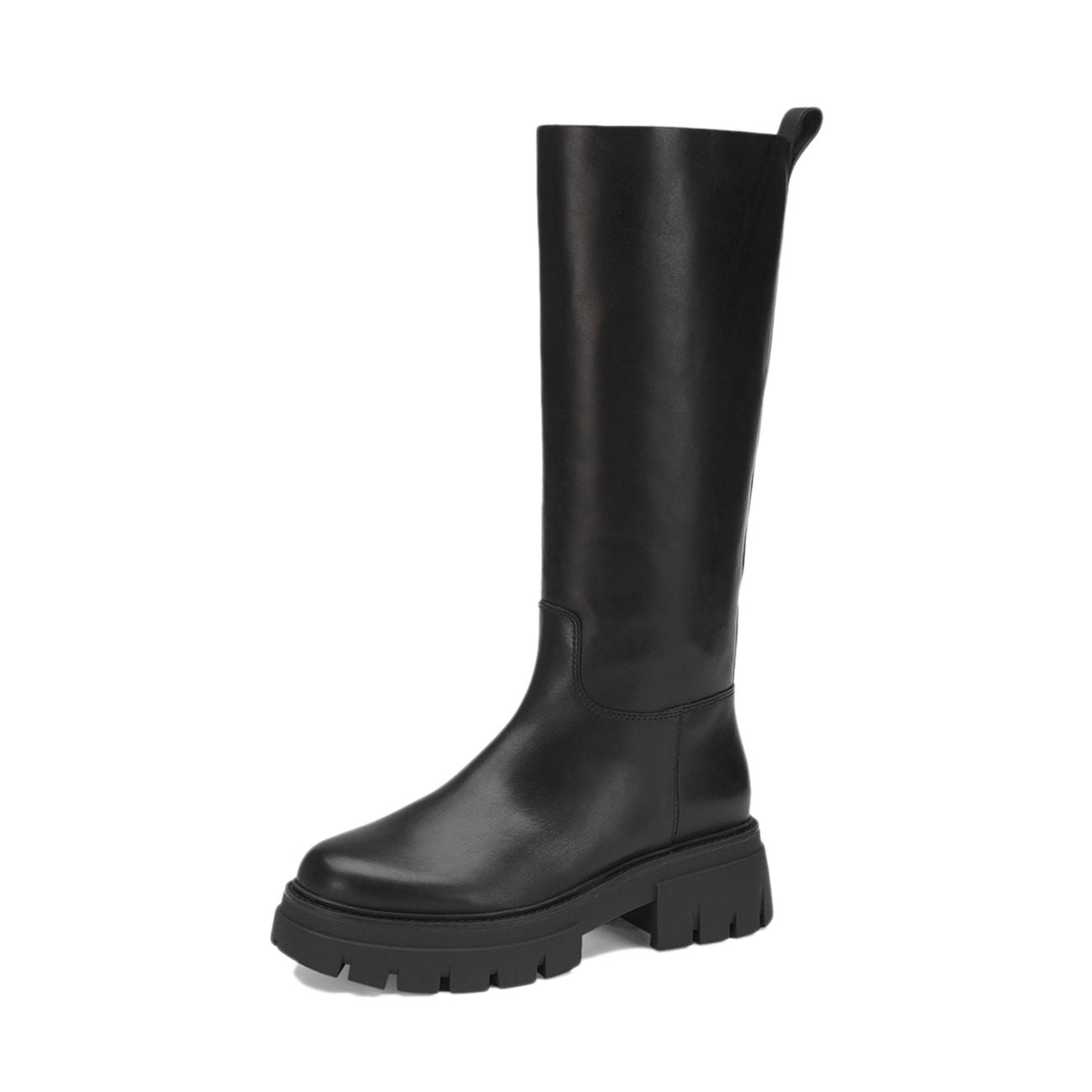 ASH Stivali Gambale Alto Con Zip Donna Nero LUCKY01 BLACK 
