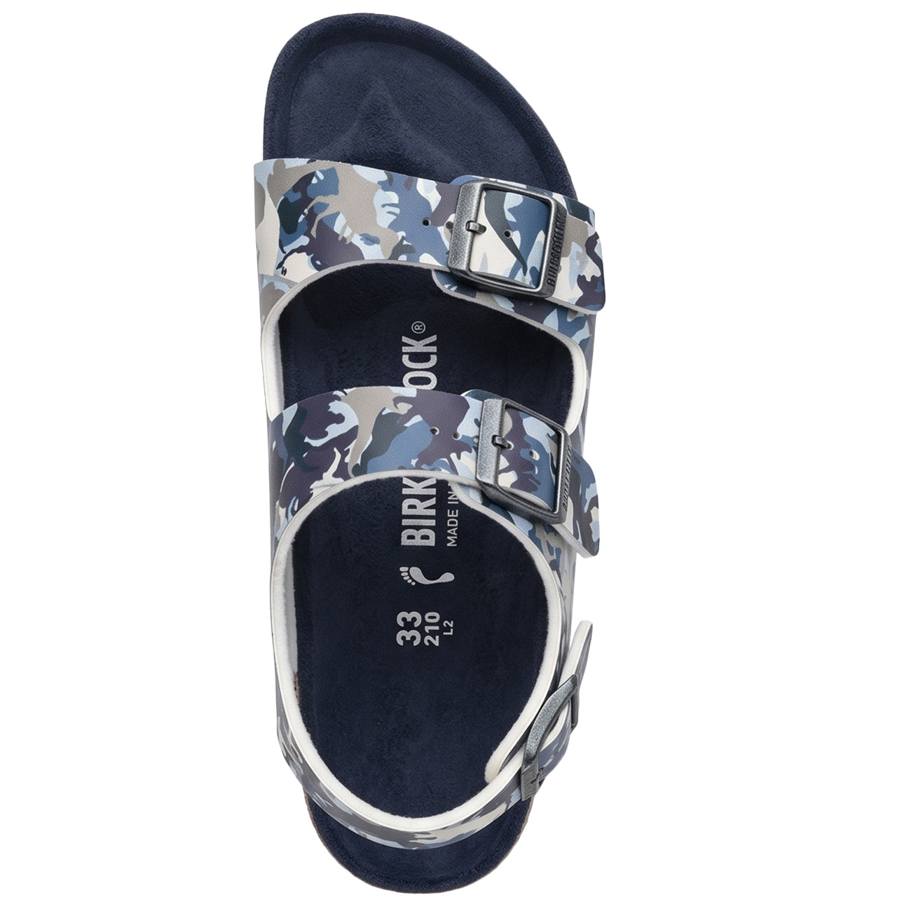 BIRKENSTOCK Ciabatta Birkenstock Milano Kinder MILANOKINDER DINOCAMOBLUE 