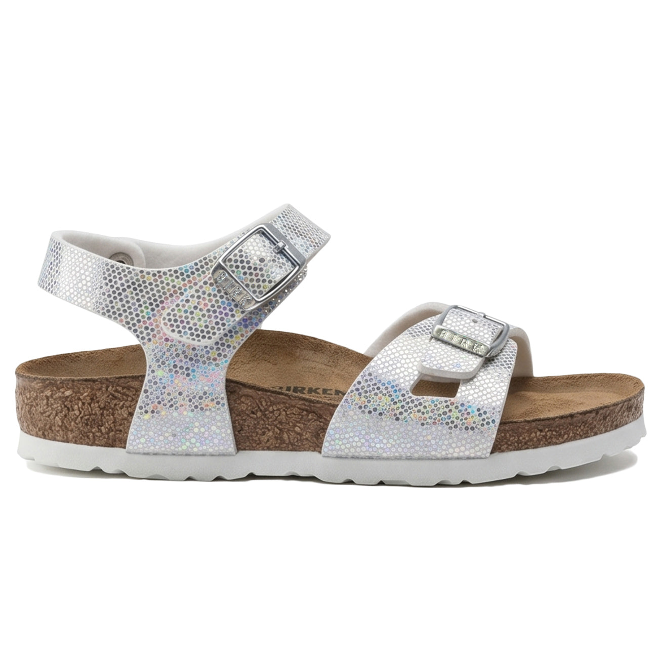 BIRKENSTOCK Ciabatta Rio Kids RIOKIDS HOLOGRAMSILVER 
