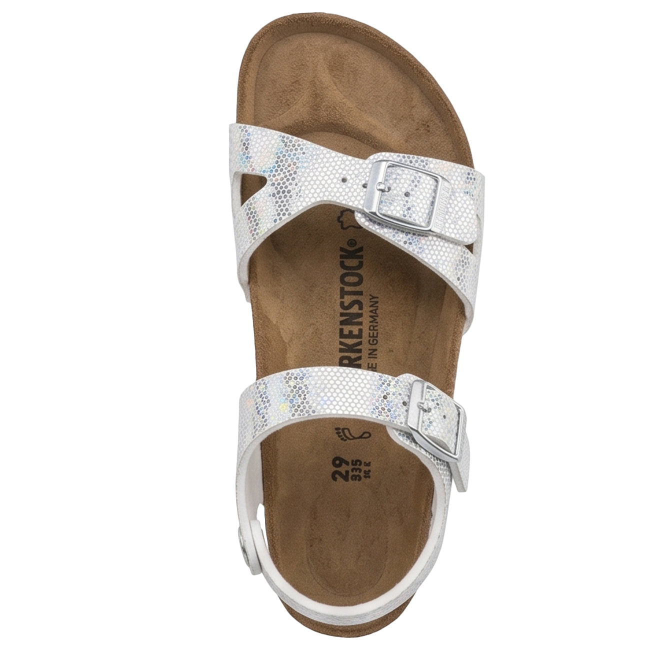 BIRKENSTOCK Ciabatta Rio Kids RIOKIDS HOLOGRAMSILVER 
