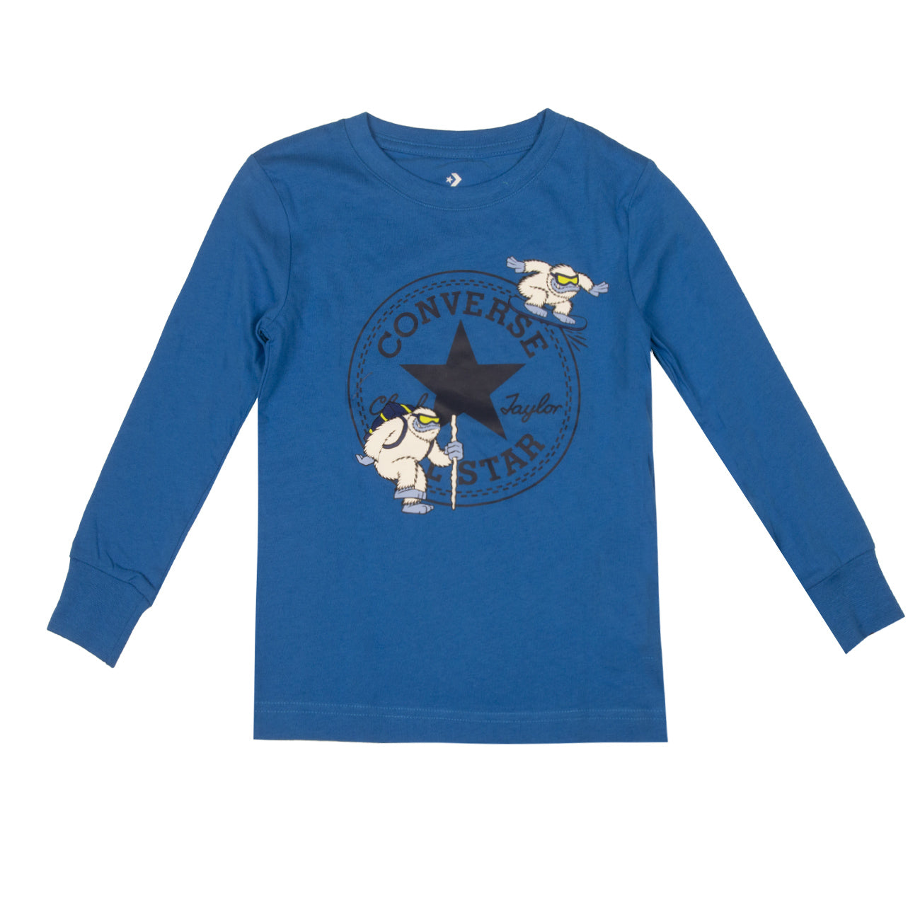 CONVERSE T-Shirt Logo Yeti Bimbo Kinetic Blue 8CC133 B8OKINETICBLUE 