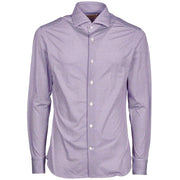 GUGLIELMINOTTI Camicia Con Fantasia Regular Uomo Lilla Blu Bianco GUG/1QG4CJE FF1LILLA BLU BCO 