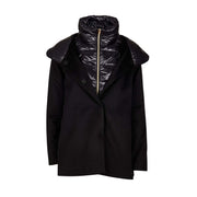 HERNO Piumino Scampanato In Lana Donna Nero PI346D33313 9300 NERO 