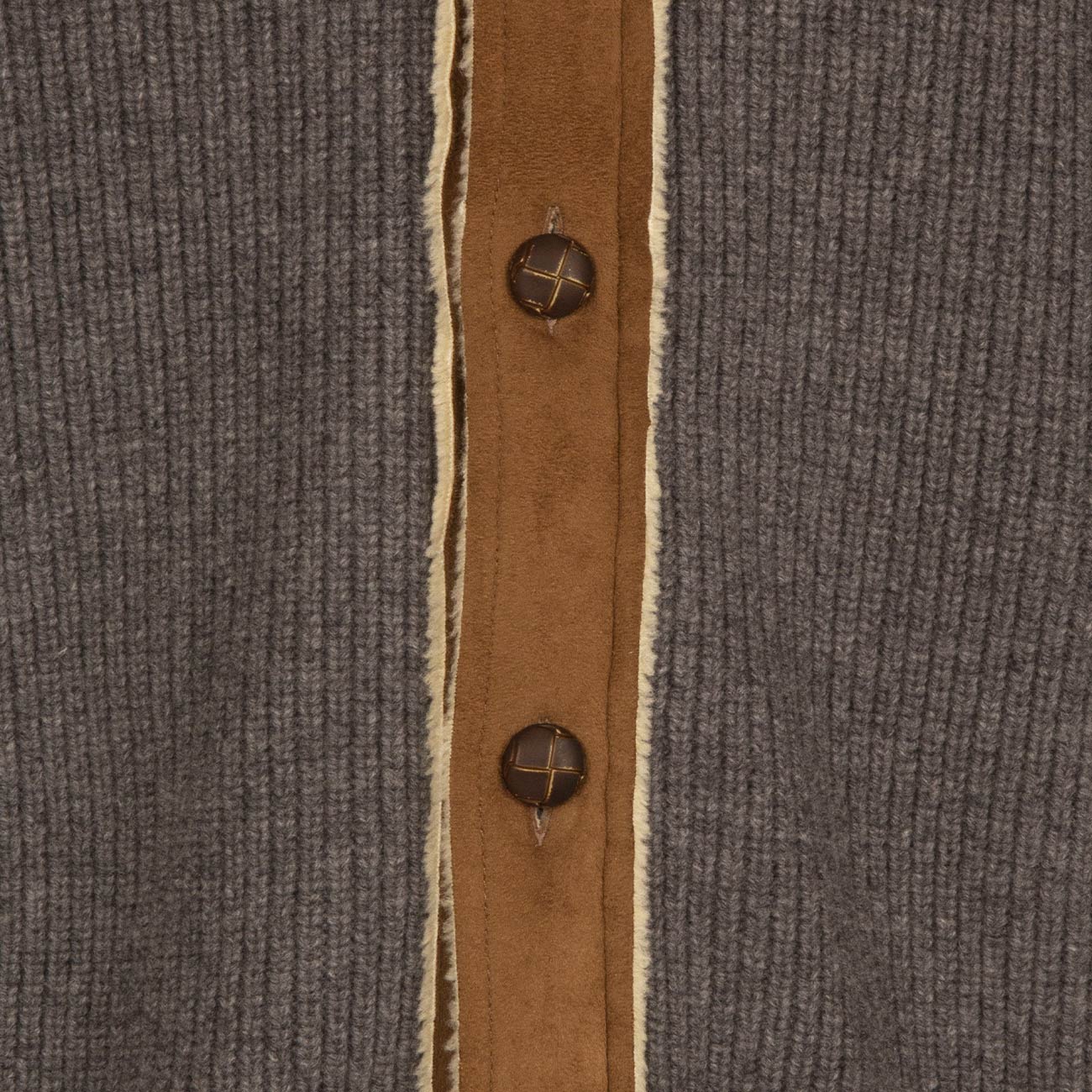 LA FILERIA Blouson Con Inserti In Montone Uomo Grigio 13112/25015 093 GRIGIO 