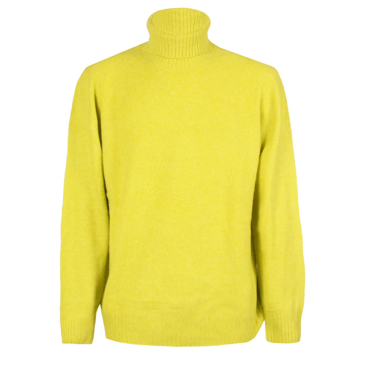 LA FILERIA Dolcevita In Lana Uomo Giallo Lime 24196/18801 444 GIALLO LIME 