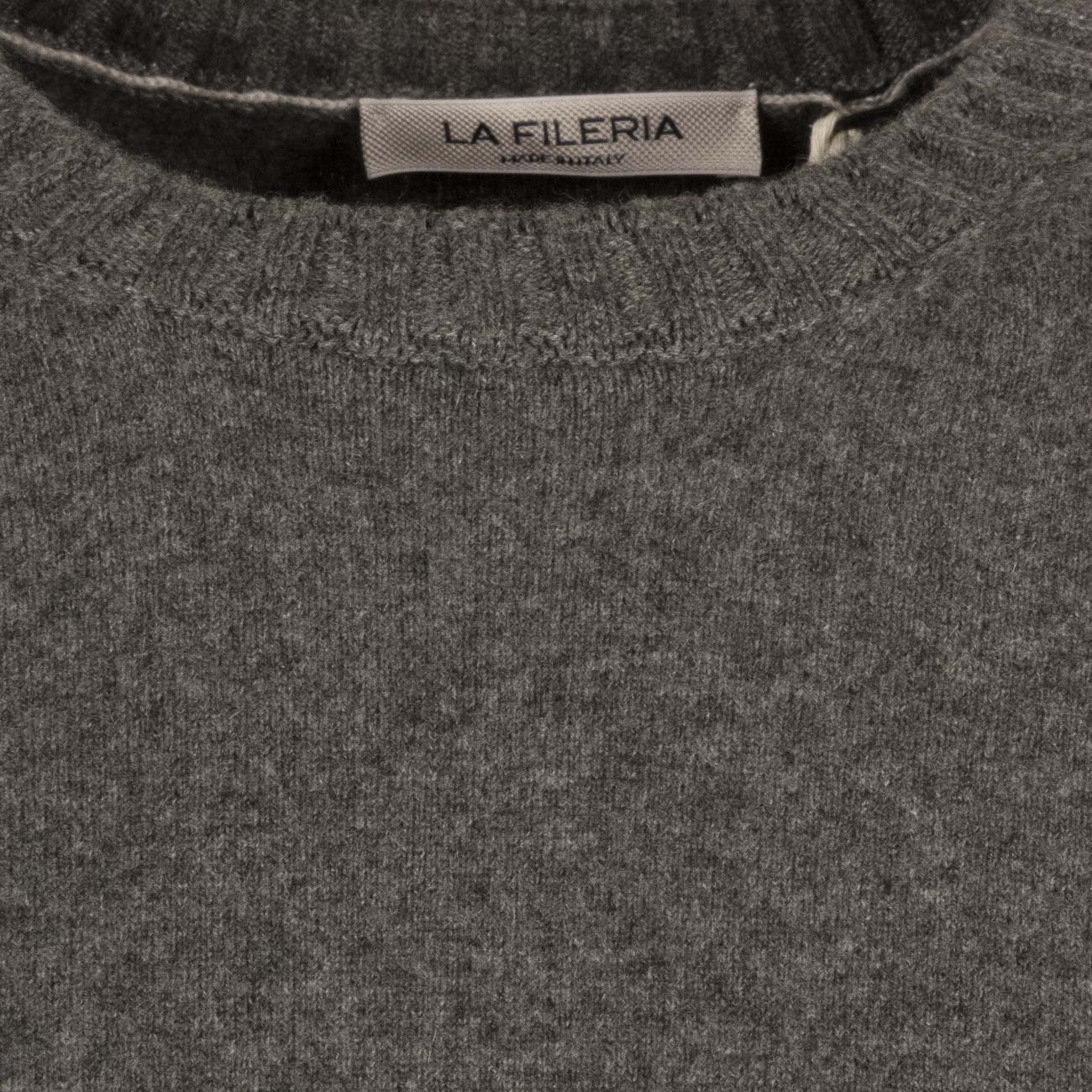LA FILERIA Pull In Cashmere Uomo Grigio 57106/20201 096 GRIGIO 