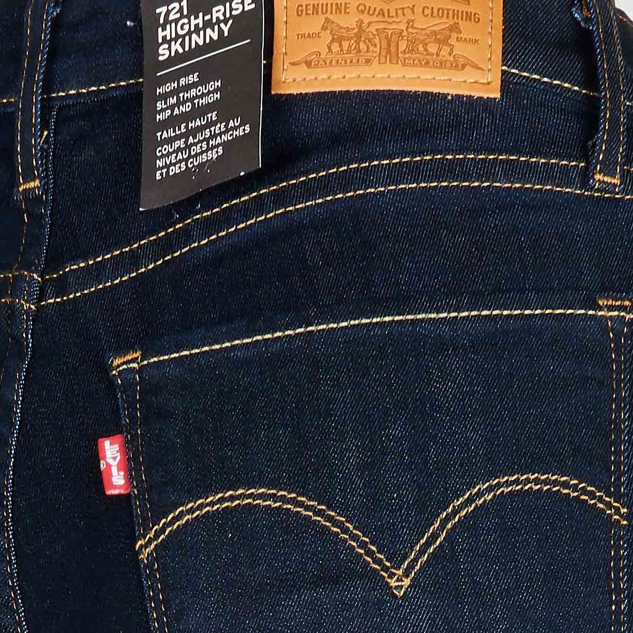 LEVIS Jeans 721 High Rise Skinny Donna To The Nine 18882/0188 TOTHENINE.DENIMSCURO 