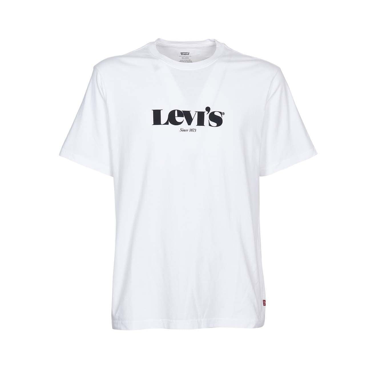 LEVIS T-Shirt Mv Ssnl Uomo White Black LEVI/16143/0083 WHITE/BLACK 