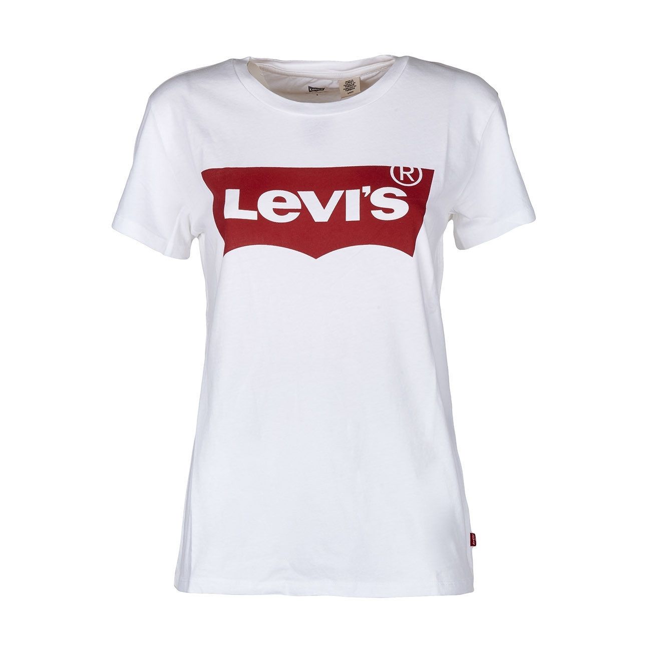 LEVIS T-Shirt The Perfect Tee Donna Bianco Rosso LEVI/17369/0053 BIANCO/ROSSO 