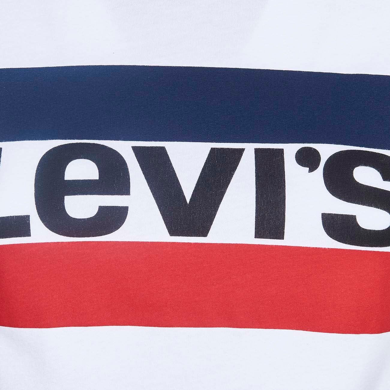 LEVIS T-Shirt The Perfect Graphic Tee Logo Sportswear Donna Bianco Blu Rosso LEVI/17369/0297 BCO/BLU/ROSSO 