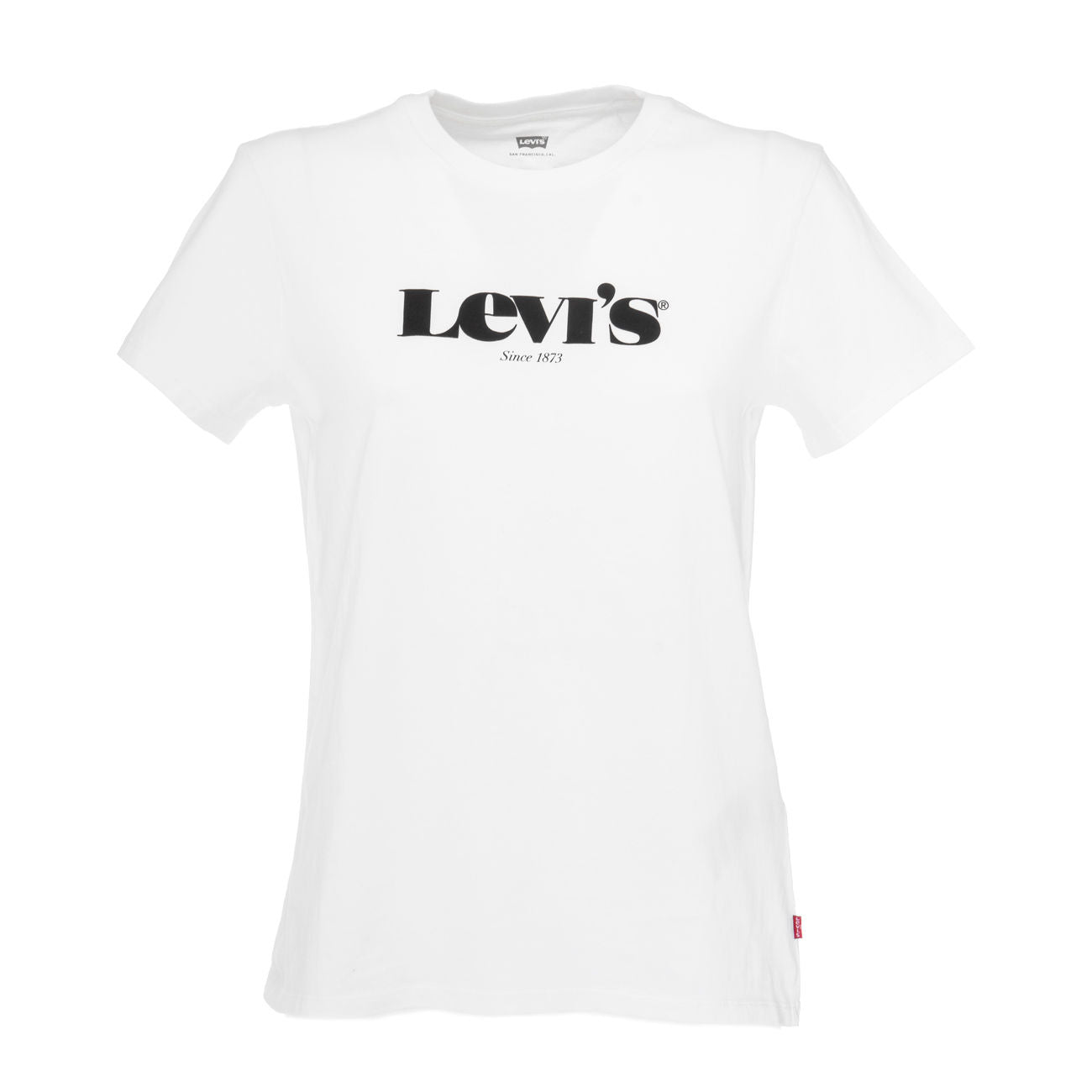 LEVIS The Perfect T-Shirt Donna White Black LEVI/17369/1249 WHITE/BLACK 