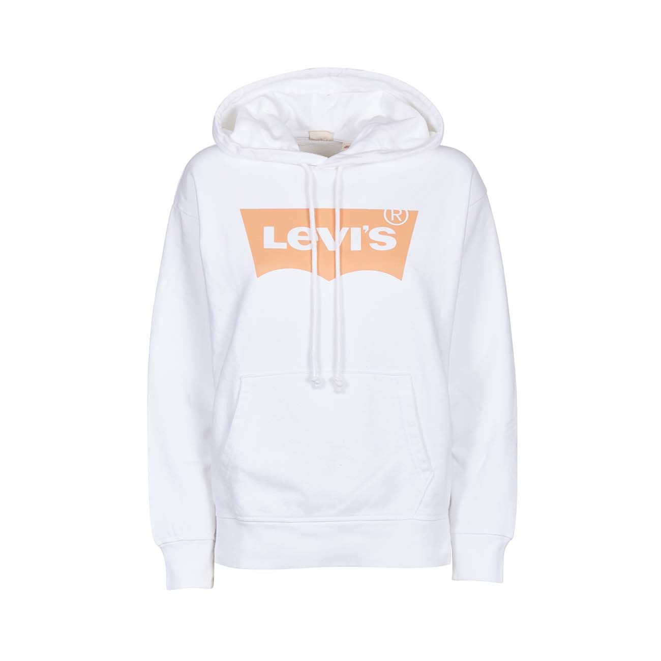 LEVIS Felpa Logo Graphic Standard Donna White Nude LEVI/17487/0074 WHT.NUDE 