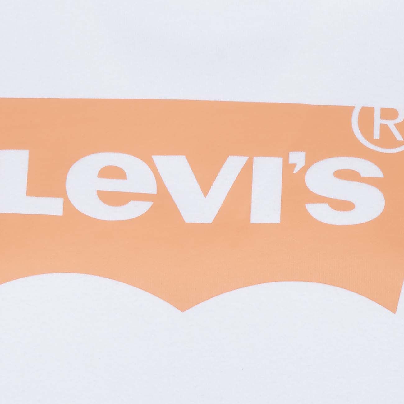 LEVIS Felpa Logo Graphic Standard Donna White Nude LEVI/17487/0074 WHT.NUDE 
