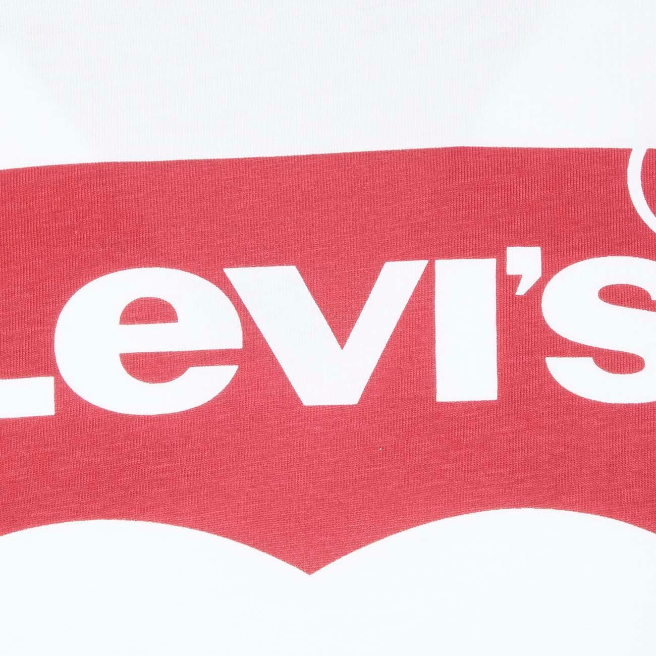 LEVIS T-Shirt Graphic Tee A Manica Lunga Uomo Bianco Rosso LEVI/36015/0010 BIANCO/ROSSO 