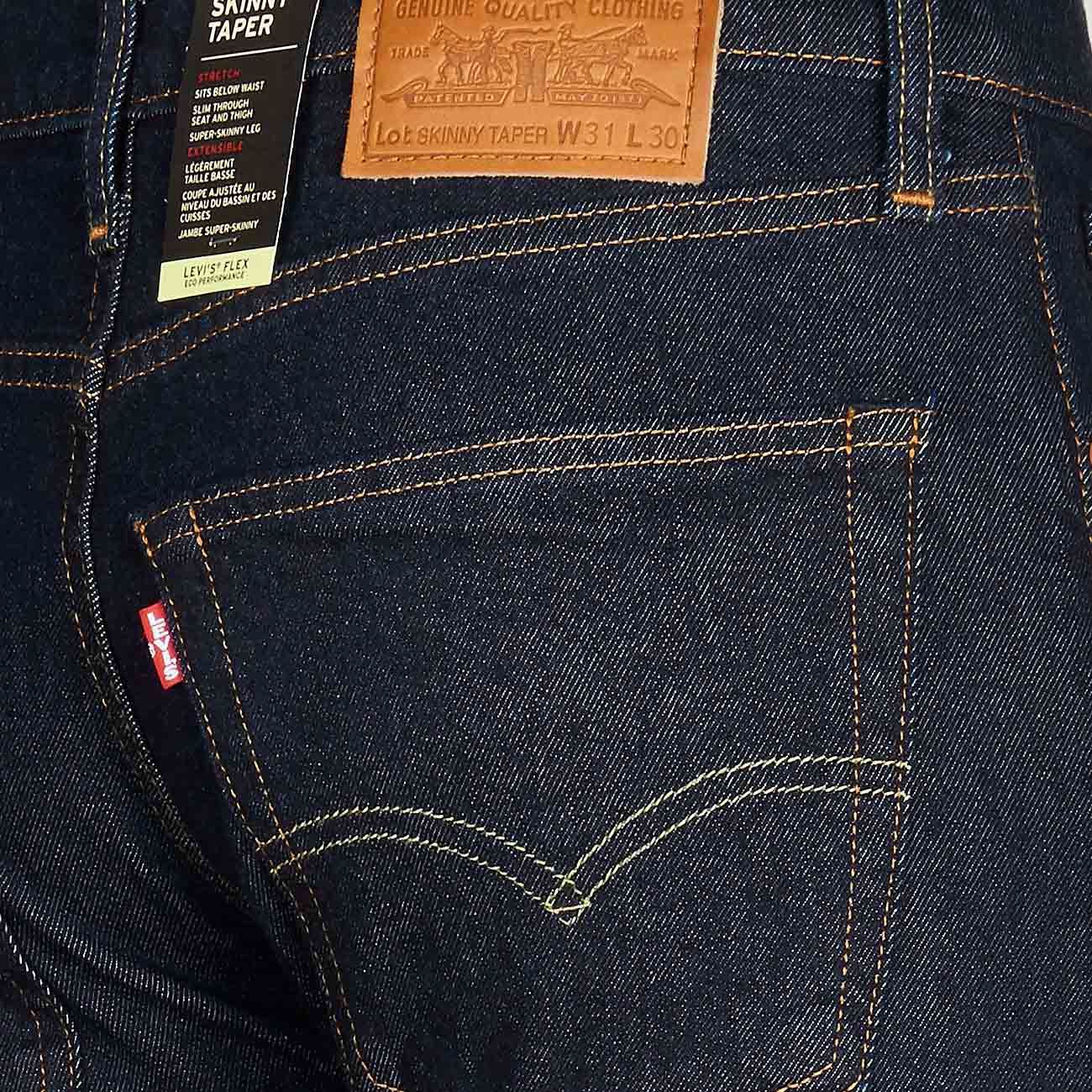 LEVIS Jeans Skinny Taper Uomo Midnight Denim Scuro LEVI/84558/01150 MIDNIGHTRINSEADV.DENIMSCURO 