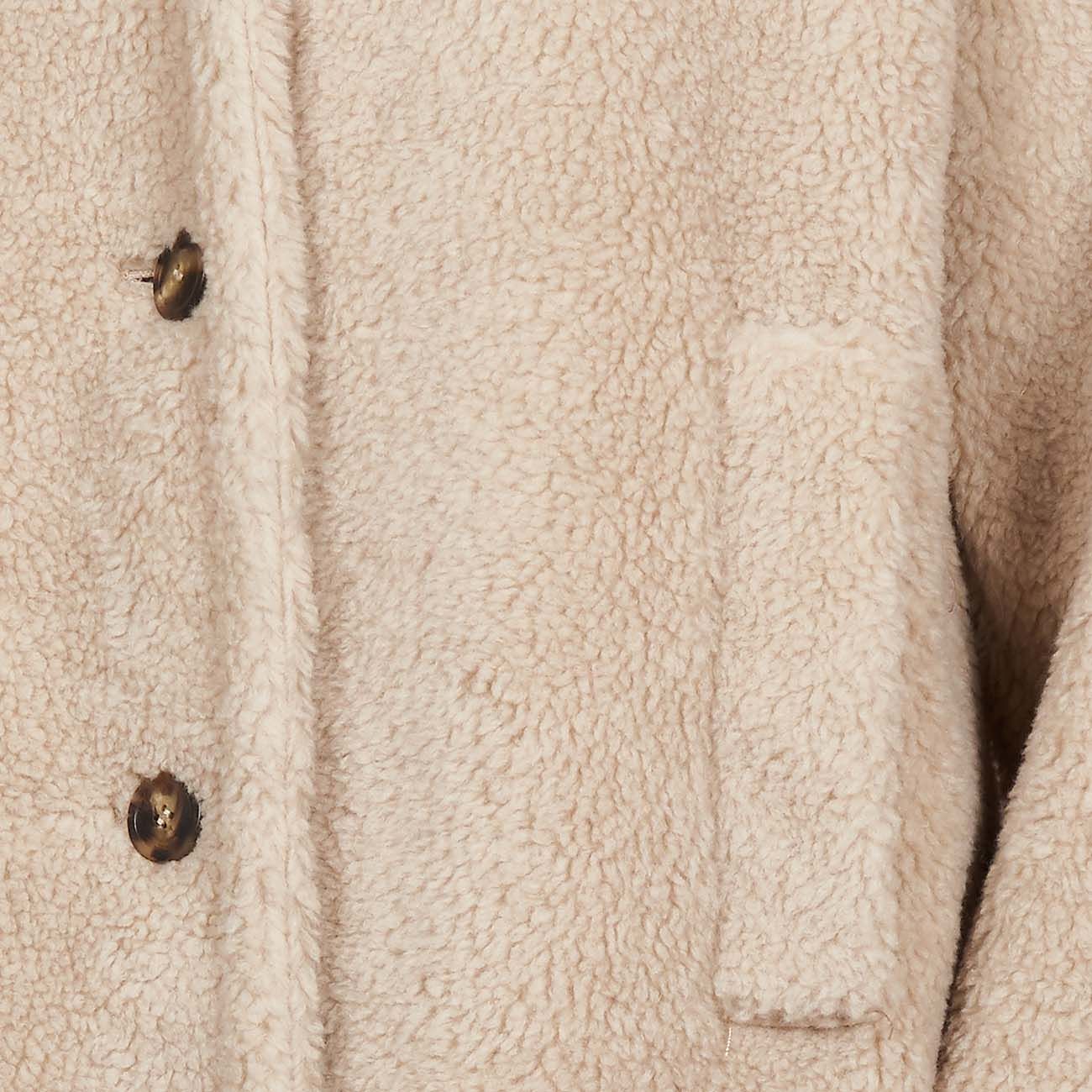 MAX MARA WEEKEND Cappotto Salmone In Lana Orsetto Donna Cacha 50160323600 005CACHA 