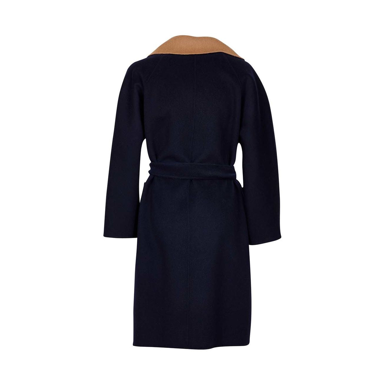 MAX MARA WEEKEND Cappotto Rail Reversibile In Lana Doppiata Donna Navy Cammello MM/50160319600 014NAVY.CAMMELLO 