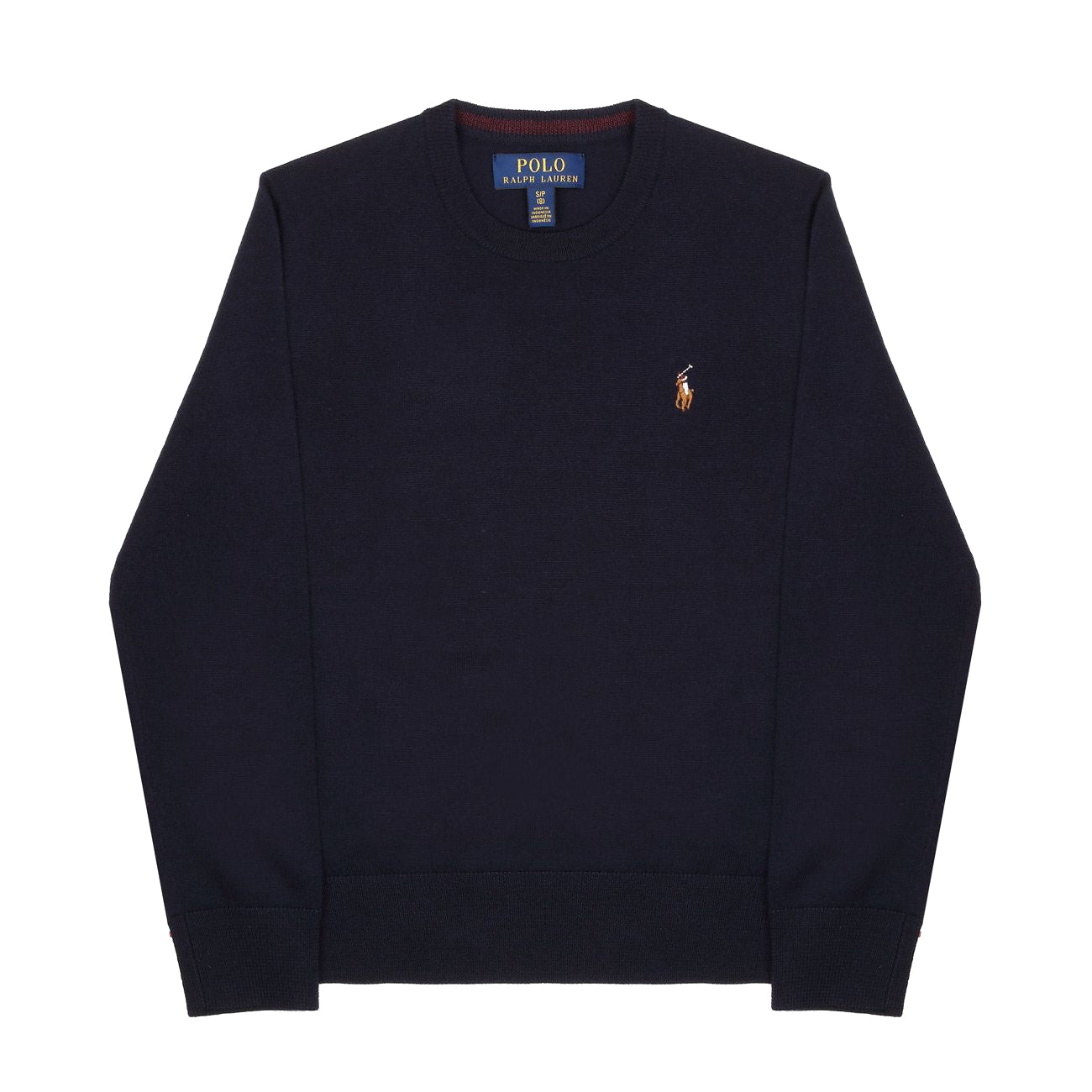 POLO RALPH LAUREN Pull Girocollo In Lana Merino Bambino Navy 323749887 001 NAVY 