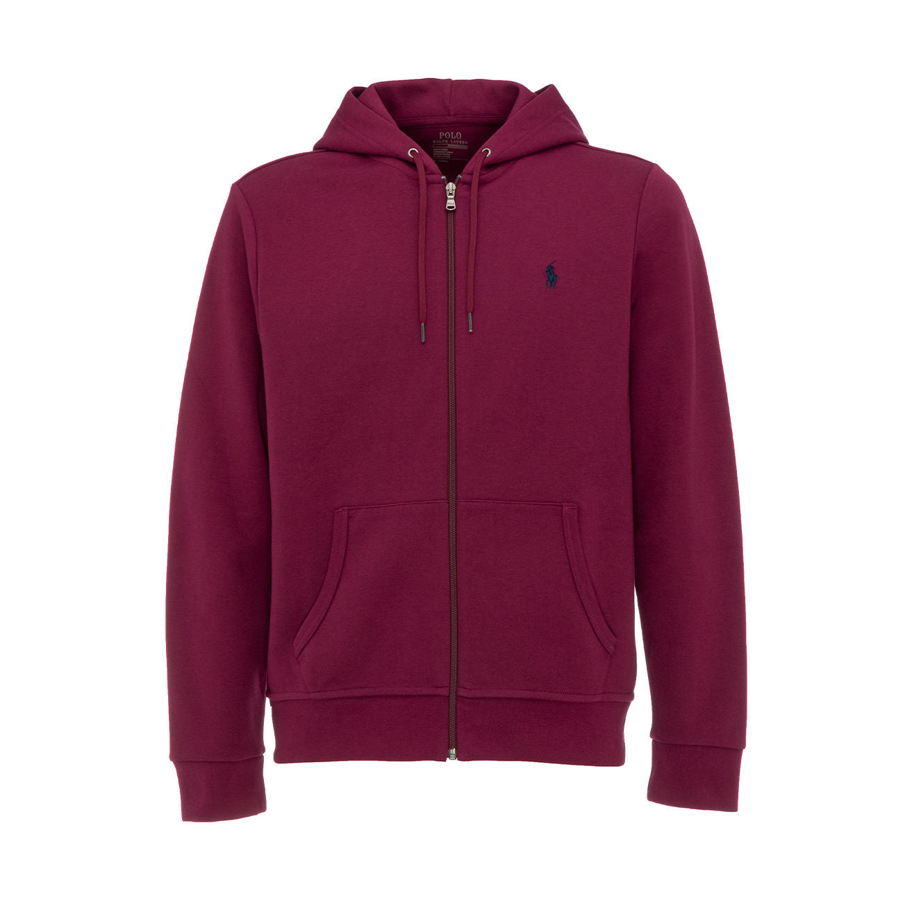 POLO RALPH LAUREN Felpa Fullzip Con Cappuccio In Cotone Tecnico Uomo Bordeaux Red 710652313 026 BOURDEAUX RED 