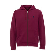 POLO RALPH LAUREN Felpa Fullzip Con Cappuccio In Cotone Tecnico Uomo Bordeaux Red 710652313 026 BOURDEAUX RED 
