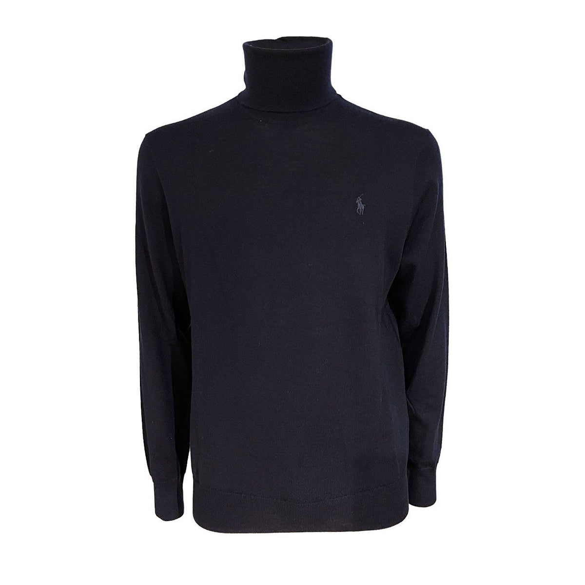 POLO RALPH LAUREN Dolcevita In Lana Merino Uomo Navy 710771090 002 NAVY 