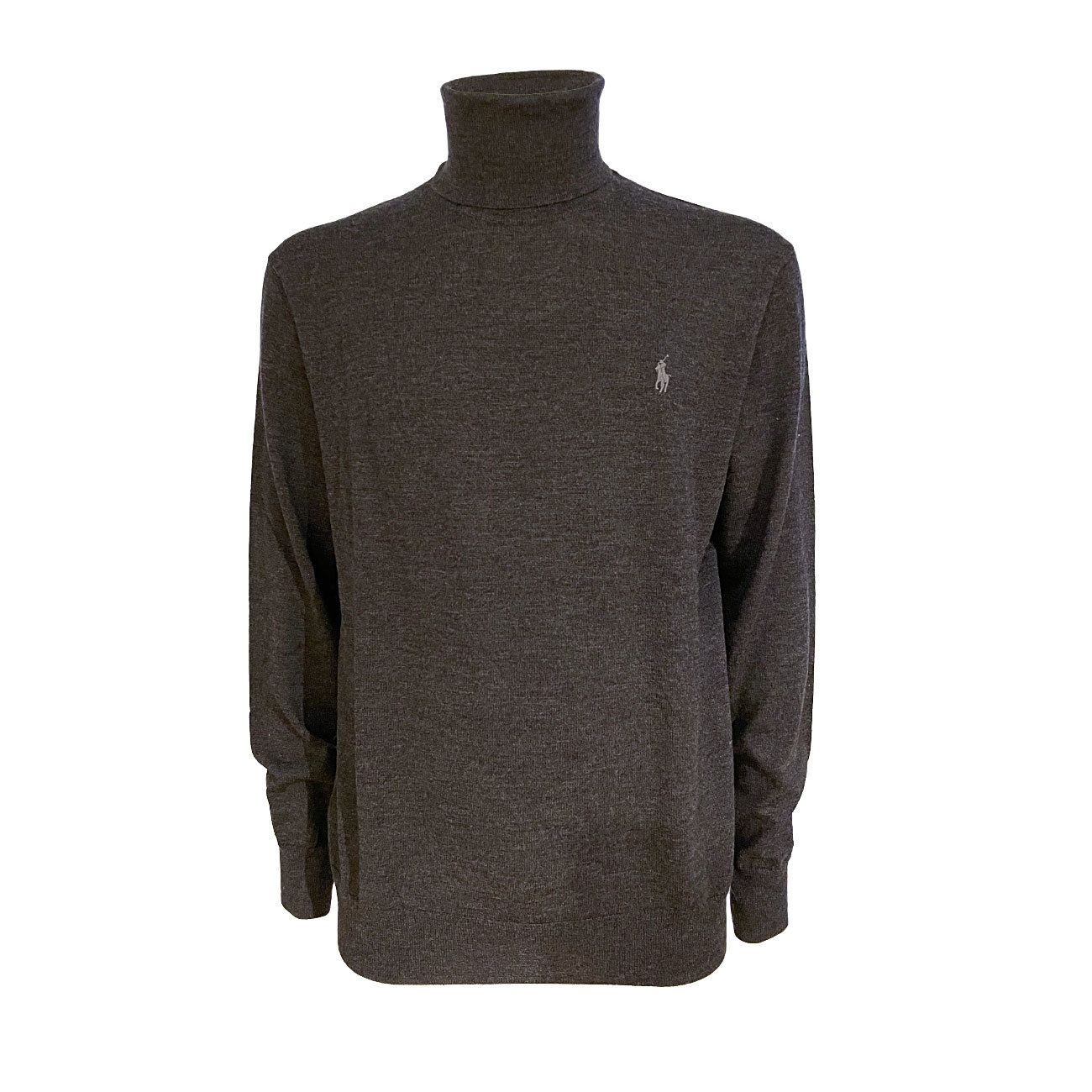 POLO RALPH LAUREN Dolcevita In Lana Merino Uomo Antracite 710771090 004 ANTRACITE 