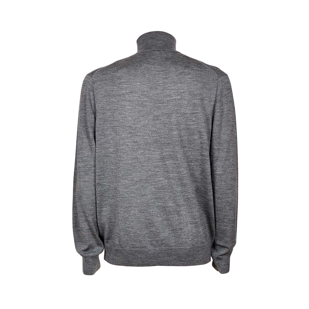 POLO RALPH LAUREN Dolcevita In Lana Merino Uomo Grey 710771090 005 FAWN GREY HTR 