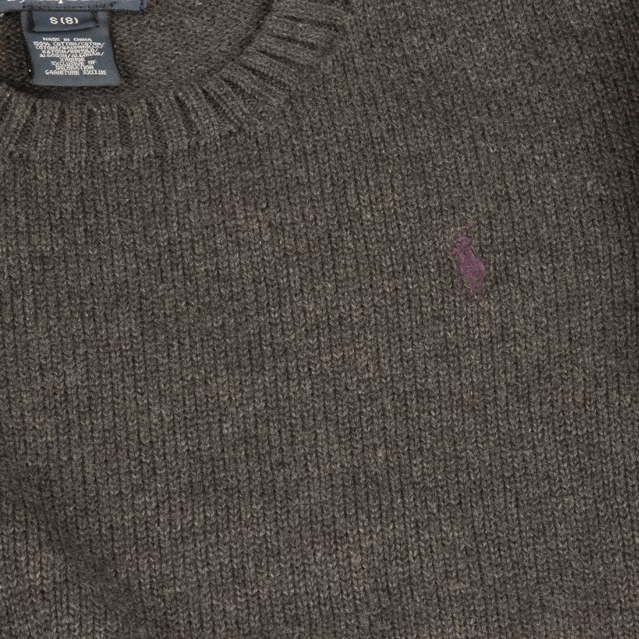 POLO RALPH LAUREN Pull Girocollo Bimbo Antracite B40SCNLS B0804 ANTRACITE 